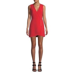 Alice + Olivia Red Lennon Dress